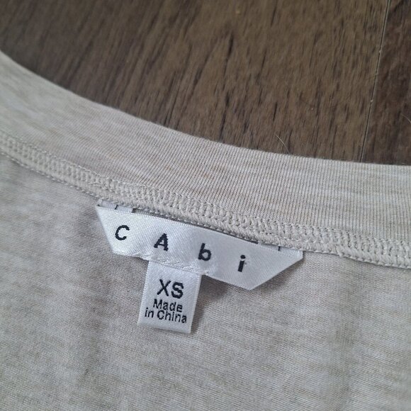 💙 Cabi Artsy Baggy Oversized Long Sleeve Tee Lightweight Soft Stretchy 100% Sil - Picture 3 of 8